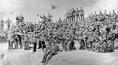 French Soldiers, c.1870s by French Photographer